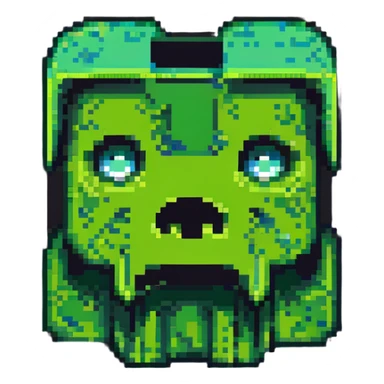 minecraft creeper face sticker