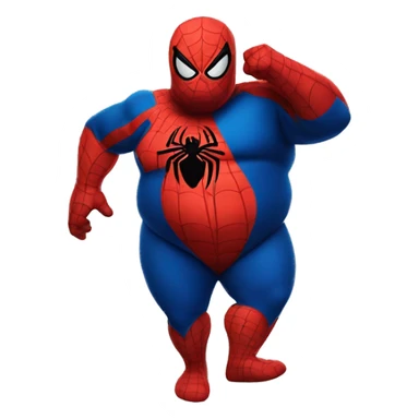 Fat Spider-Man sticker