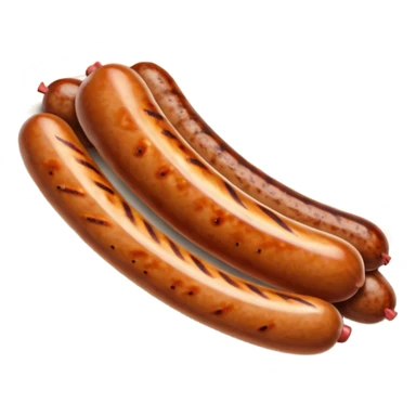a single sausage sticker