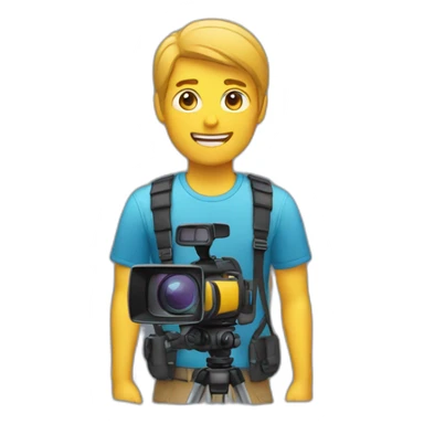 a videographer sticker