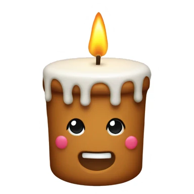 Gingerbread candle  sticker