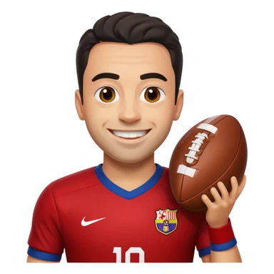 Xavi football player sticker