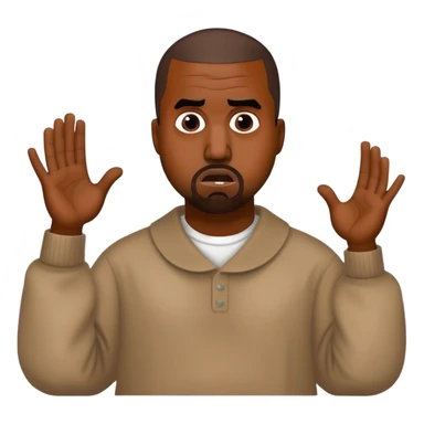 kanye west, confused and disoriented sticker