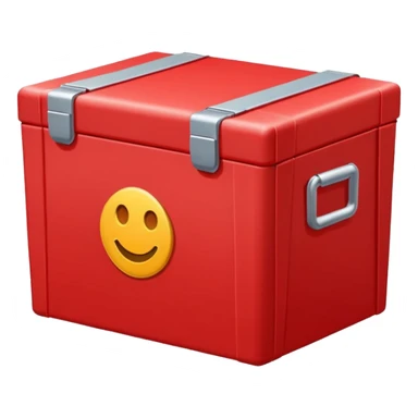 Insulated Delivery Box red sticker