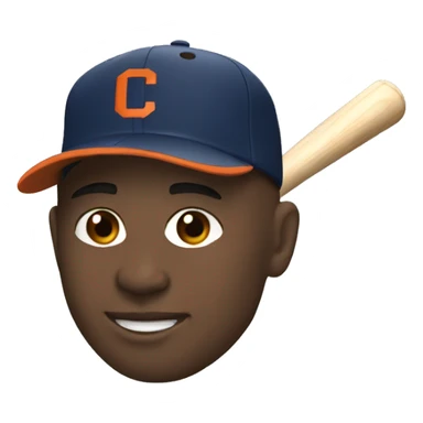 Cleveland Baseball Player  sticker