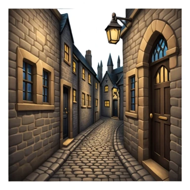 Knockturn alley harry potter style sticker