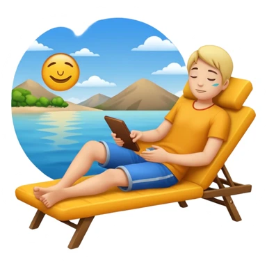 relaxing sticker