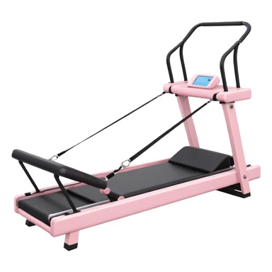 Reformer Pilates light pink no person sticker