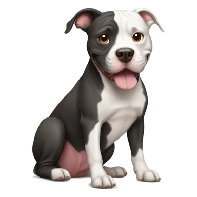 Pitbull dog sticker