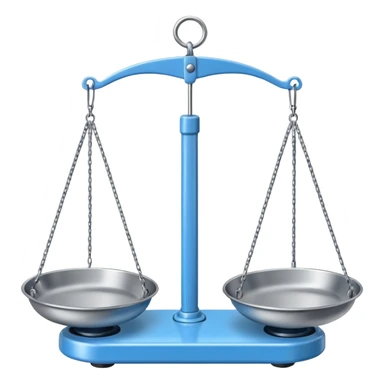 Hanging Balance Scale blue  sticker