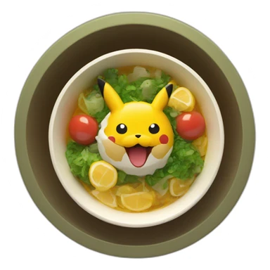 pokebowl upper view sticker