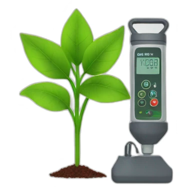 plant bioelectric potential measurement sticker