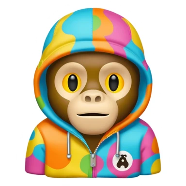 A bathing ape sticker