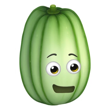 Cucumber with veins sticker