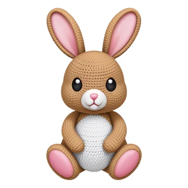 Lapin crochet 🧶 sticker