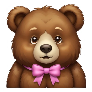 Bär mit Schleife sticker