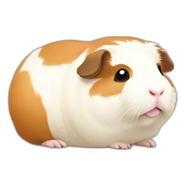 Fatty round guinea pig sticker