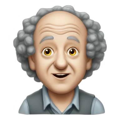 Young Larry fine of the three stooges sticker