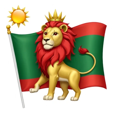 پرچم شیر و خورشید پهلوی ایران sticker