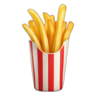 french fry sticker