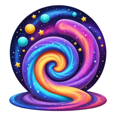 galaxy entrance sticker