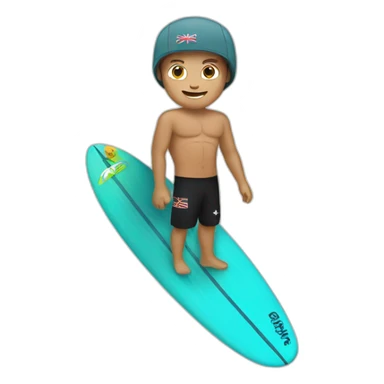 australian surfer sticker