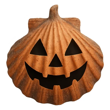 halloween seashell, remove background sticker