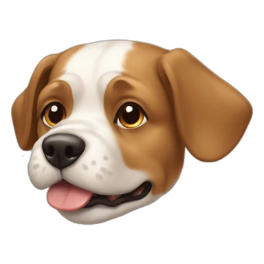 chien qui mange du caca sticker