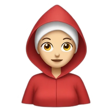 Handmaids tale only head from front sticker