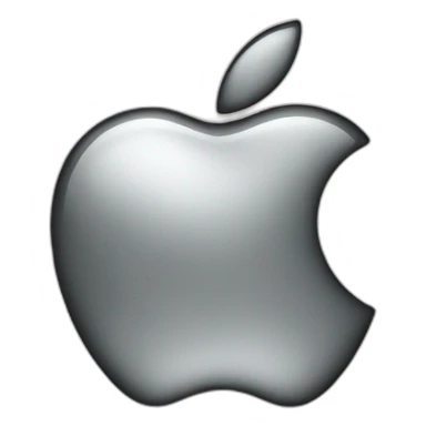 Apple logo sticker