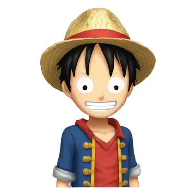 Luffy amoureux sticker