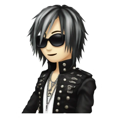 Visual kei singer sticker