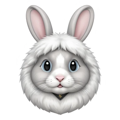 Un lapin qui a une horloge dqns la main sticker