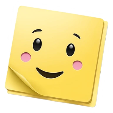 Post it note stationary  sticker