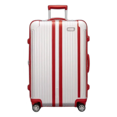 Essential Cabin luggage Red rimowa sticker