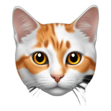 cat-three-coloured-orange-black-white sticker