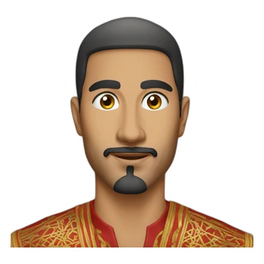 Roi du Maroc Mohamed 6 sticker