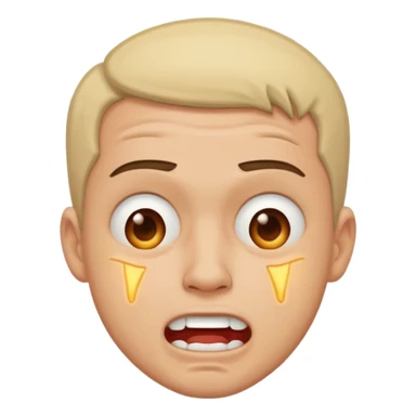 guy having pain sticker