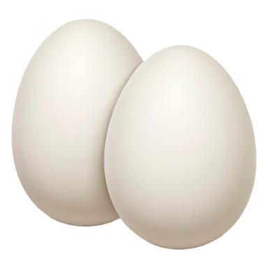 2 eggs rotated slightly- no yolk sticker