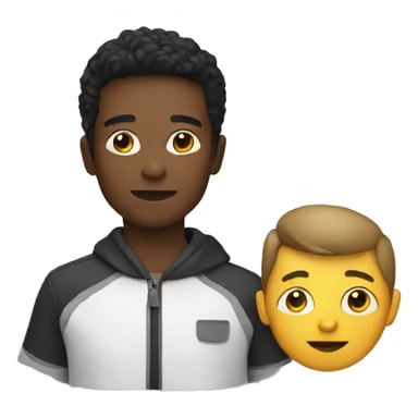 Boy with filmmaker sticker