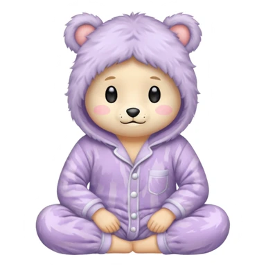 Pijama fofo sticker