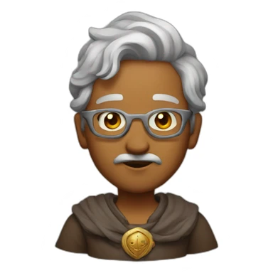 Indian dungeon master sticker