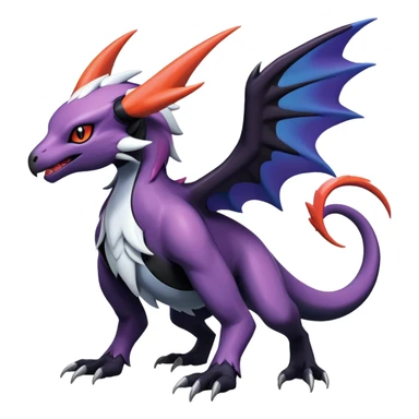 Salandit-Absol-Noibat-Noivern-Hybrid (Full body) sticker