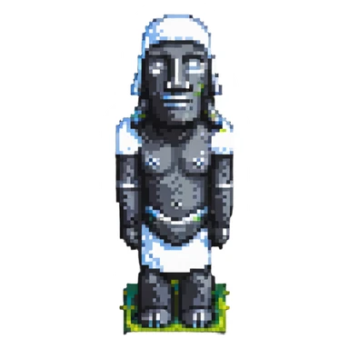 moai statue 🗿 sticker
