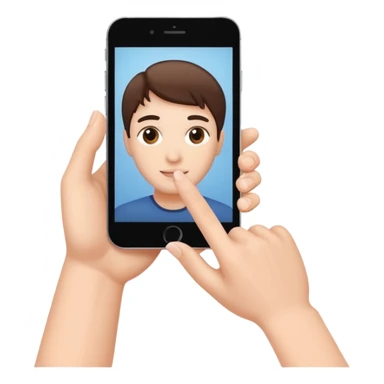 la main qui fais un selfie  sticker