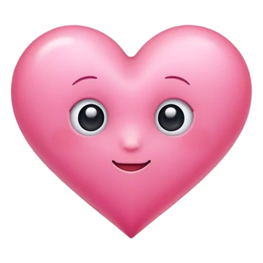 Cute pink heart sticker