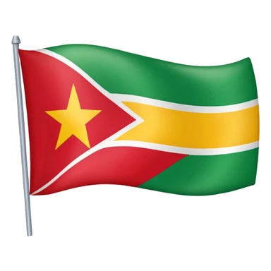Fait le drapeau du suriname sticker