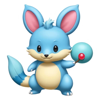 Teddiursa-Manaphy-Phione-Minccino-Obstagoon-fusion  sticker