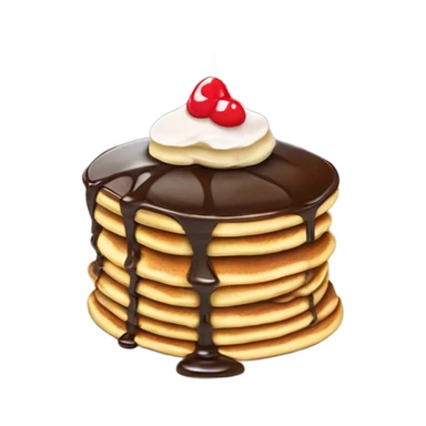 pancakes with nutella  sticker
