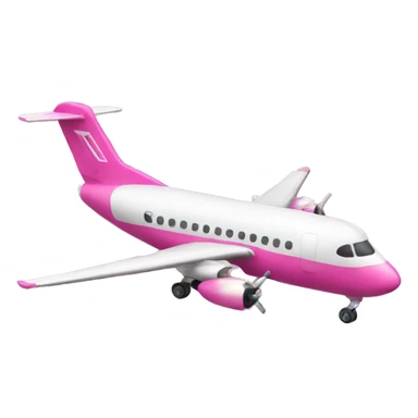 pink plane sticker